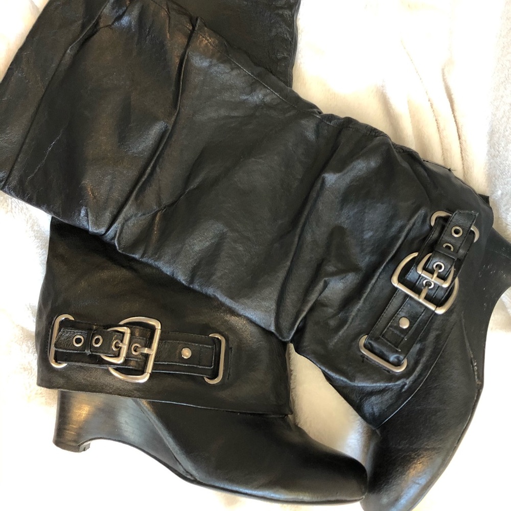 Naughty Monkey tall black boots